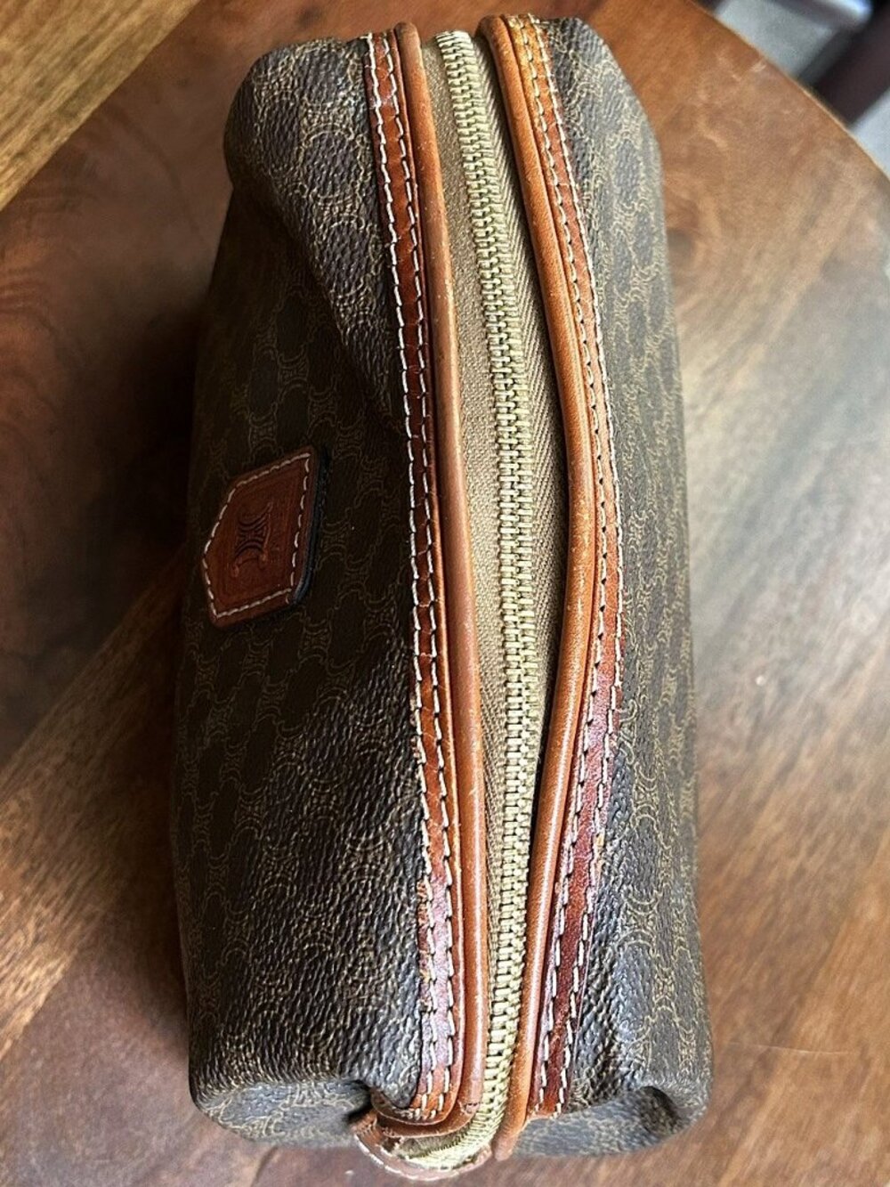 CELINE Macadam Pouch, Brown - Picture 7 of 11